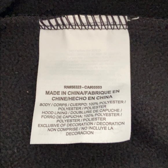 Nike Dri Fit Black Kangaroo Pockets Girls Hoodie - Picture 7 of 9